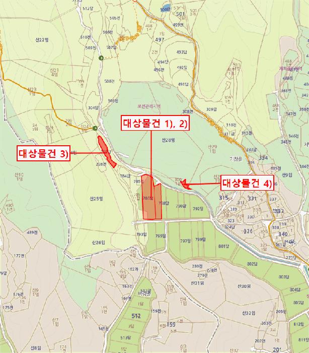 충청북도 보은군 탄부면 벽지리 786 답 경매 사진 12