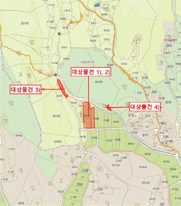 충청북도 보은군 탄부면 벽지리 786 답 경매 사진 16
