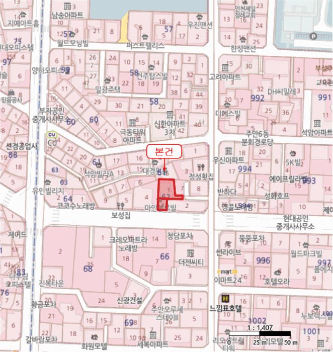 인천광역시 미추홀구 주안동 62-1 마인블루빌 4층401호 오피스텔 경매 사진 21