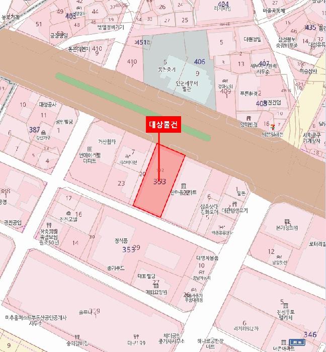 인천광역시 미추홀구 숭의동 353-21 한마음아파트 비동 4층403호 오피스텔 경매 사진 13