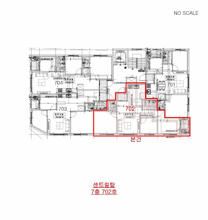 인천광역시 미추홀구 주안동 206-29 센트럴탑 7층702호 오피스텔 경매 사진 13