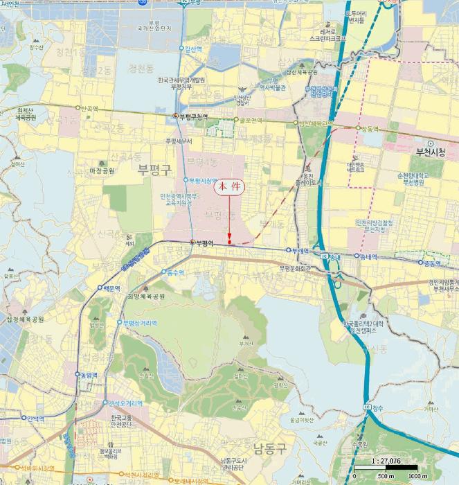 인천광역시 부평구 부평동 503-4 힐캐슬 3층 303호 오피스텔 경매 사진 10