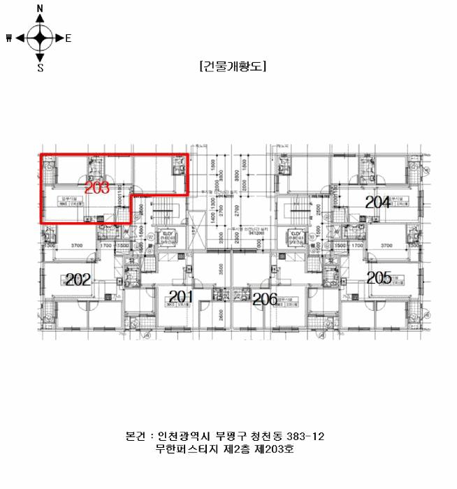 인천광역시 부평구 청천동 383-12 무한퍼스티지 2층203호 오피스텔 경매 사진 9