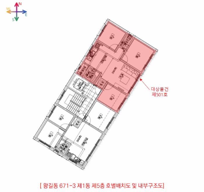 인천광역시 서구 왕길동 671-3 1동 5층501호 다세대(빌라) 경매 사진 10