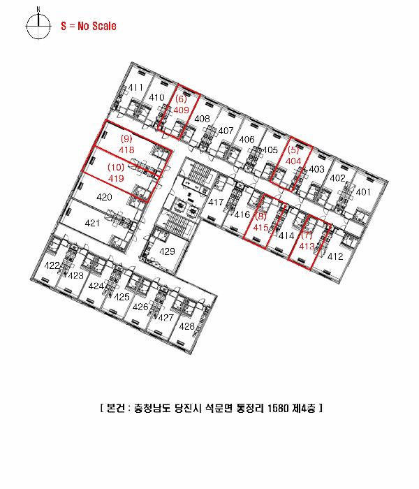 충청남도 당진시 석문면 통정리 1580 4층409호 오피스텔 경매 사진 26