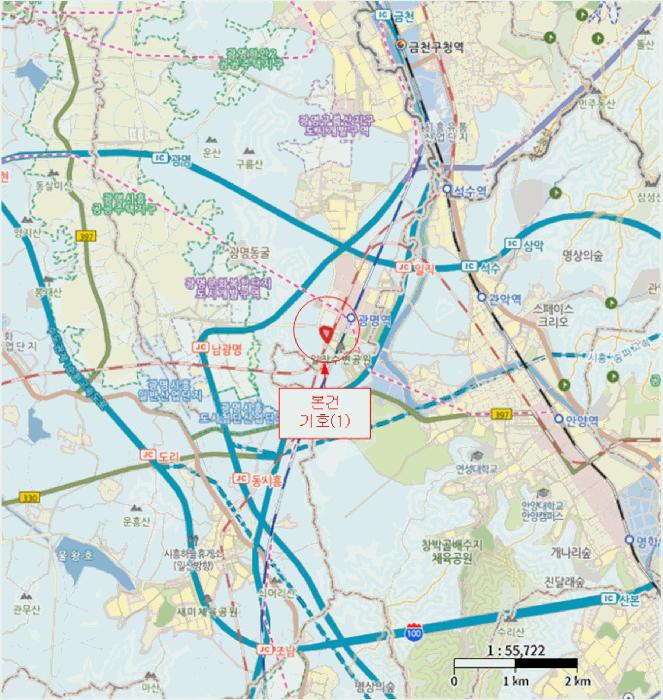 경기도 광명시 양달로 7, 106동 3층302호 (일직동,광명역푸르지오)구) 경기도 광명시 일직동 519 오피스텔 경매 사진 11