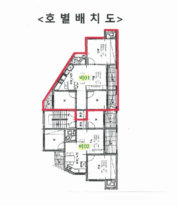 경기도 안산시 상록구 일동 543-14 지층비01호 다세대(빌라) 경매 사진 9