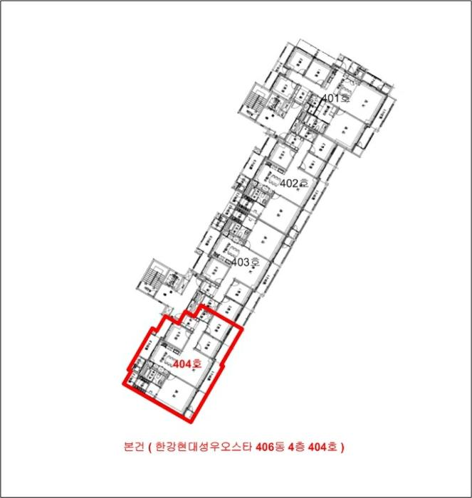 경기도 김포시 김포한강2로 292, 406동 4층 404호 (장기동, 한강현대성우오스타)구) 경기도 김포시 장기동 1868-2 아파트 경매 사진 10