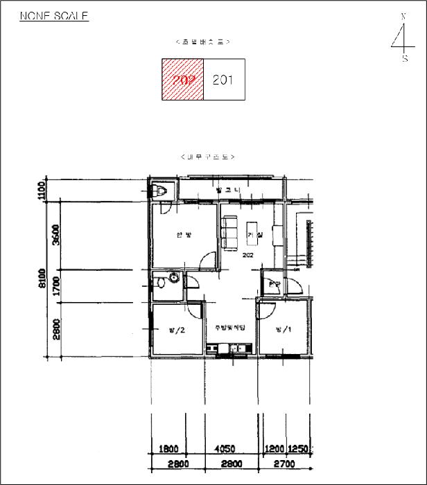 경기도 안산시 단원구 선부동 1116-25 2층202호 다세대(빌라) 경매 사진 9