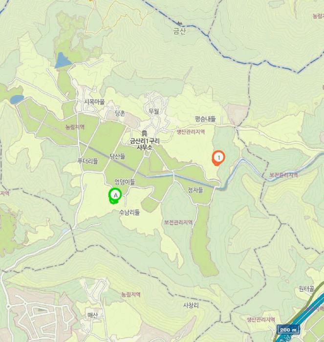 전라남도 담양군 대덕면 금산리 27 답 경매 사진 5