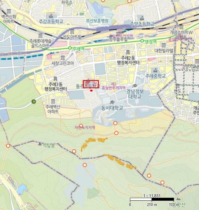 부산광역시 사상구 주례로 101, 상가2동 지하층9호 (주례동,현대무지개타운)구) 부산광역시 사상구 주례동 530-5 근린상가 경매 사진 10