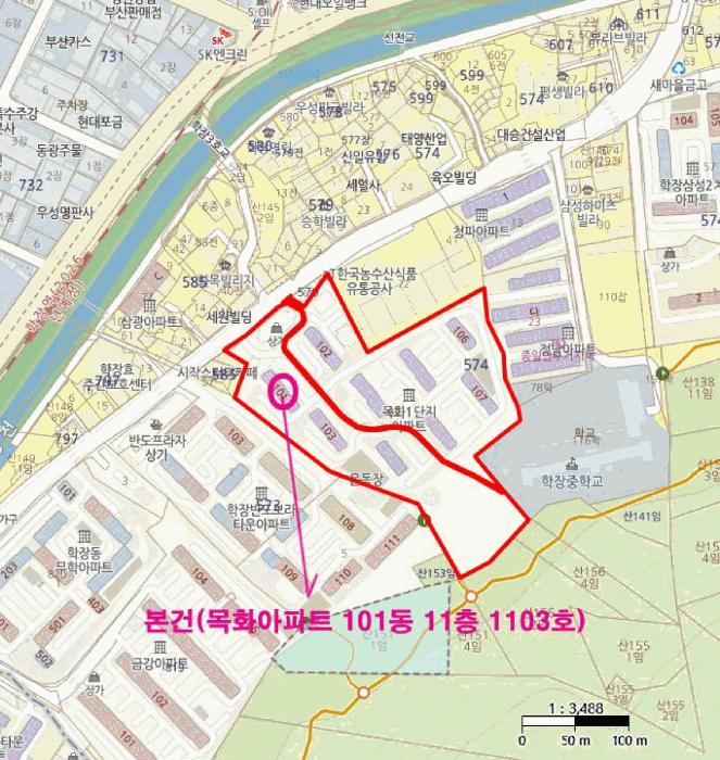부산광역시 사상구 학장동 574-82 목화아파트 101동 11층1103호 아파트 경매 사진 7