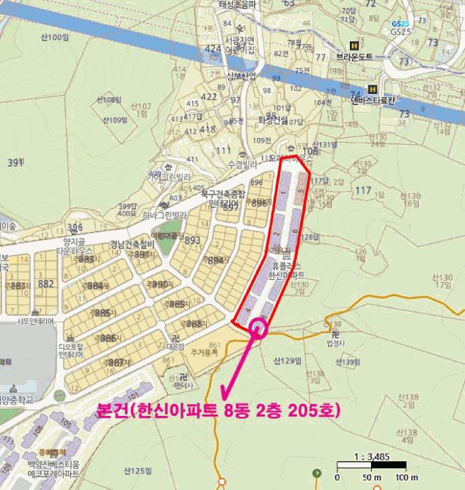 부산광역시 북구 만덕동 861-1 한신아파트 8동 2층205호 다세대(빌라) 경매 사진 7