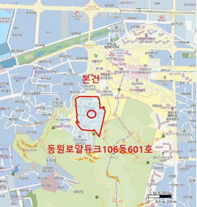 부산광역시 사하구 장림동 875 동원로얄듀크 106동 6층601호 아파트 경매 사진 8