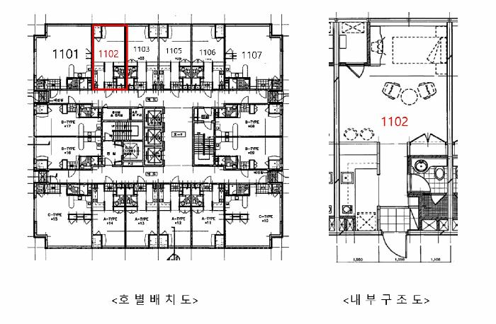 서울특별시 송파구 잠실동 175-12 올림픽타워 11층1102호 오피스텔 경매 사진 13