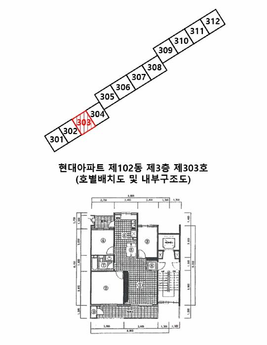 강원특별자치도 강릉시 노암동 245-5 현대아파트 102동 3층303호 아파트 경매 사진 7