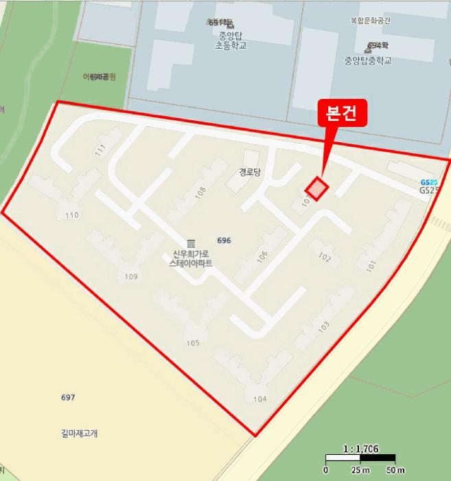 충청북도 충주시 중앙탑면 용전리 696 신우희가로아파트 107동 4층401호 아파트 경매 사진 10
