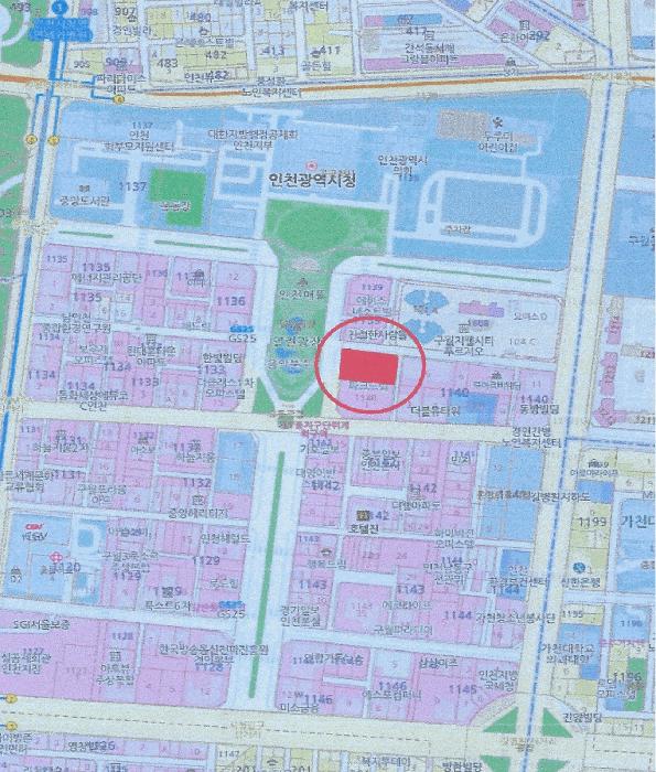 인천광역시 남동구 구월동 1140 구월동코아루파크드림 5층505호 오피스텔 경매 사진 11