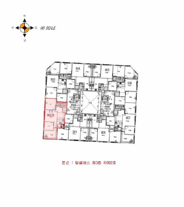 인천광역시 부평구 부평동 409-1 탑클래스 9층902호 오피스텔 경매 사진 14