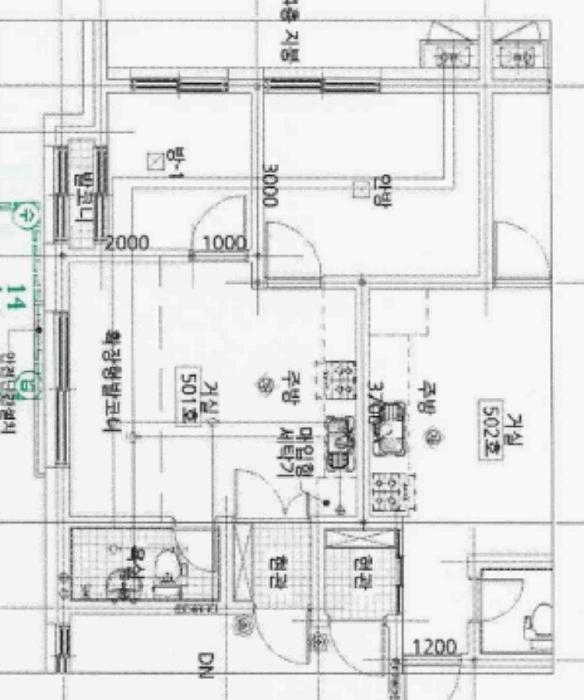 경기도 부천시 원미구 도당동 258-8 5층 501호 다세대(빌라) 경매 사진 6