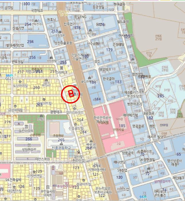 경기도 부천시 원미구 도당동 258-8 5층 501호 다세대(빌라) 경매 사진 9