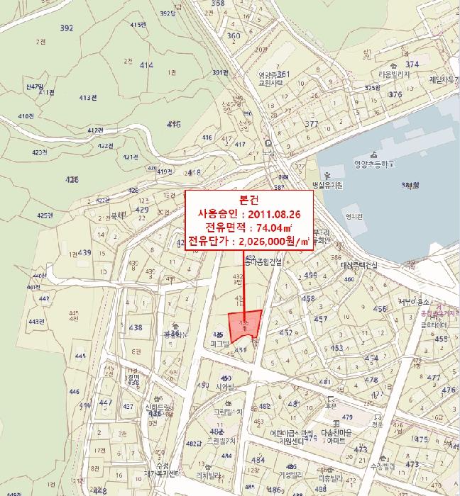 경상북도 영양군 영양읍 서부리 435-6 파크빌 비동 1층101호 아파트 경매 사진 7
