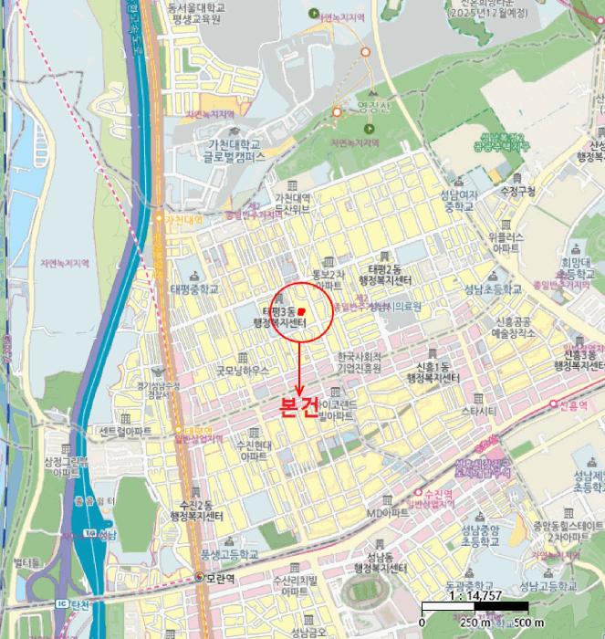 경기도 성남시 수정구 태평동 3771 태평루체른 4층401호 다세대(빌라) 경매 사진 14