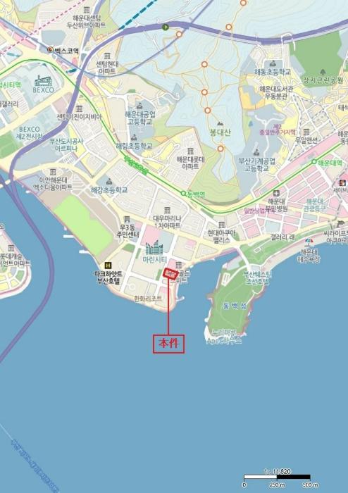 부산광역시 해운대구 마린시티1로 137, 23층101-2302호 (우동,대우월드마크해운대)구) 부산광역시 해운대구 우동 1435-2 콘도(호텔) 경매 사진 9