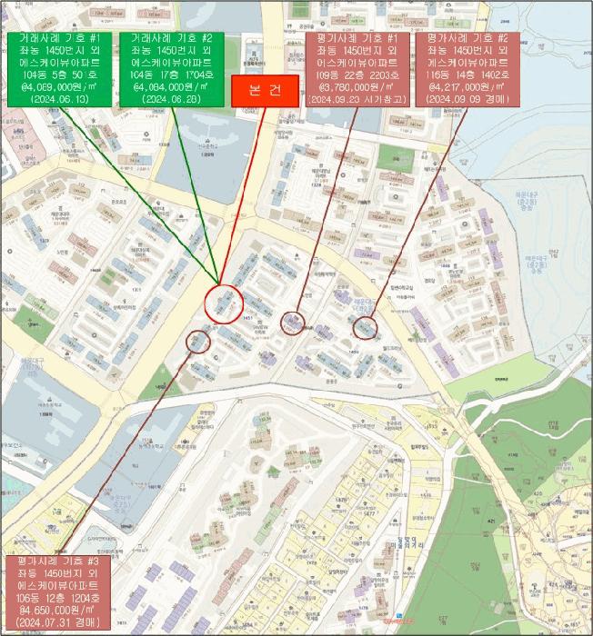 부산광역시 해운대구 좌동 1450 에스케이뷰아파트 104동 10층1001호 아파트 경매 사진 9