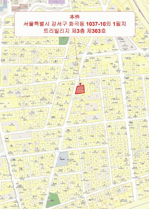 서울특별시 강서구 화곡동 1037-10 트리빌리지 제3층 제303호 다세대(빌라) 경매 사진 11