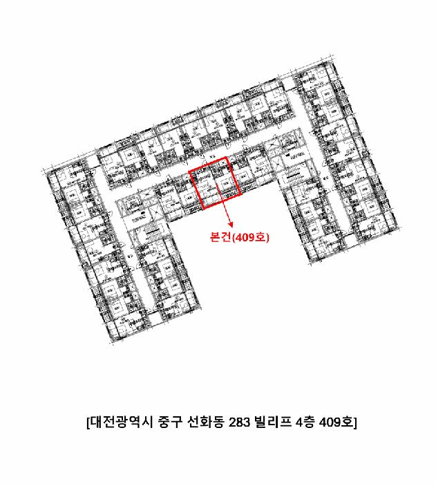 대전광역시 중구 선화동 283 빌리프 4층409호 도시형생활주택 경매 사진 16