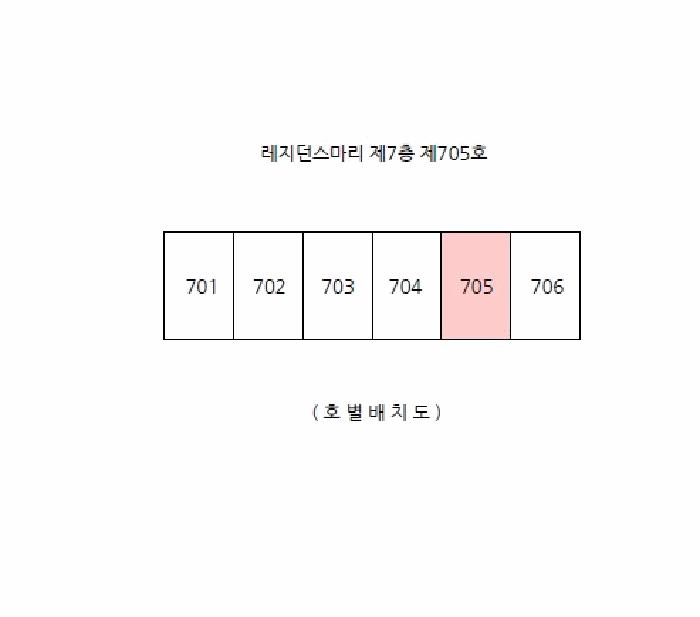 충청북도 청주시 흥덕구 강서동 505 레지던스 마리 7층705호 다세대(빌라) 경매 사진 6