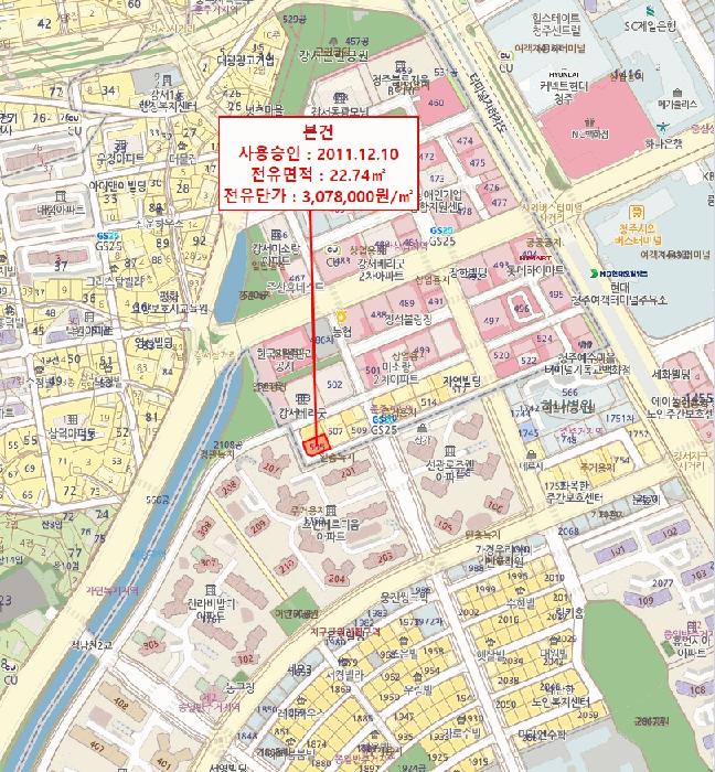 충청북도 청주시 흥덕구 강서동 505 레지던스 마리 7층705호 다세대(빌라) 경매 사진 8