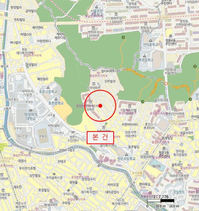 서울특별시 도봉구 쌍문동 460-331 휴포레 1동 1층102호 다세대(빌라) 경매 사진 16