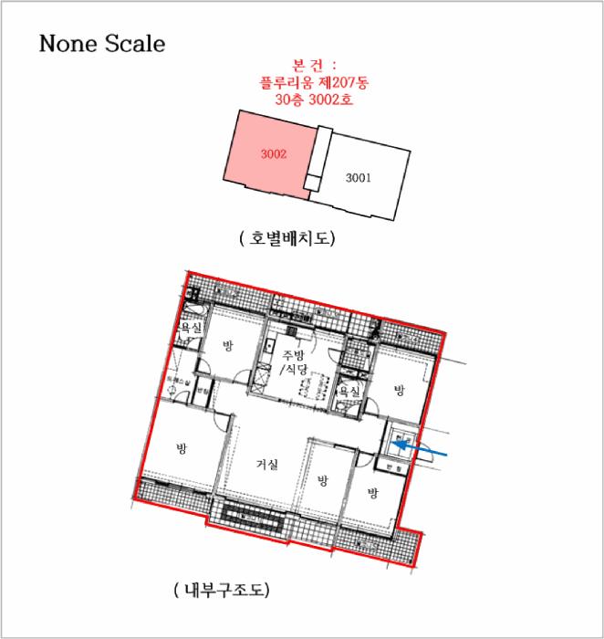경기도 남양주시 다산동 4002-1 플루리움 207동 30층3002호 아파트 경매 사진 8