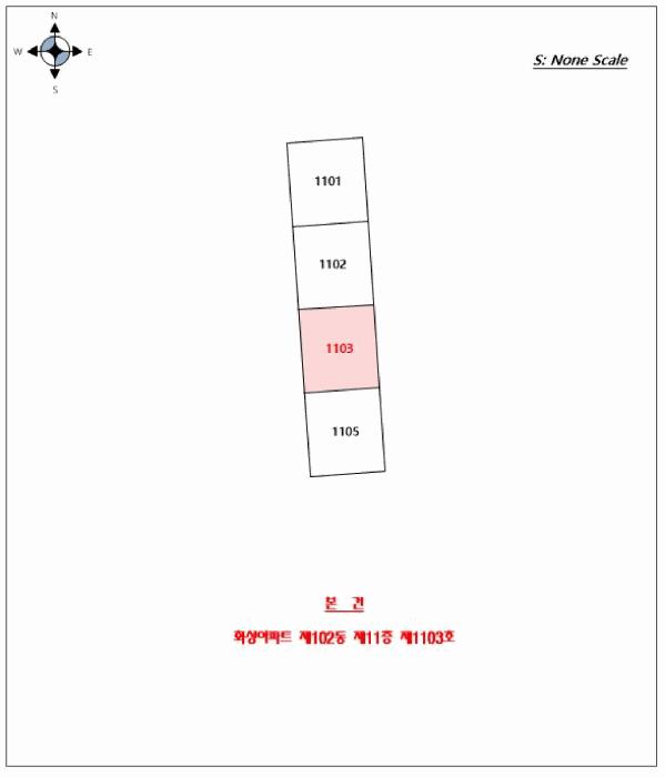 경상남도 창원시 마산회원구 내서읍 삼계리 14 화성아파트 102동 11층1103호 아파트 경매 사진 9