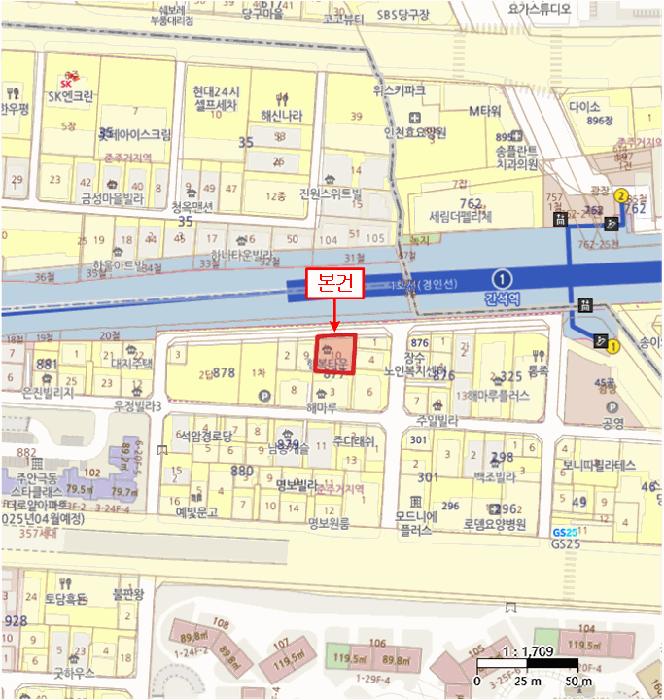 인천광역시 미추홀구 주안동 877-10 행복타운 2층 202호 오피스텔 경매 사진 12