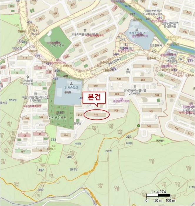 경기도 용인시 수지구 성복1로 107, 513동 16층1601호 (성복동,성남마을벽산아파트)구) 경기도 용인시 수지구 성복동 723 아파트 경매 사진 13