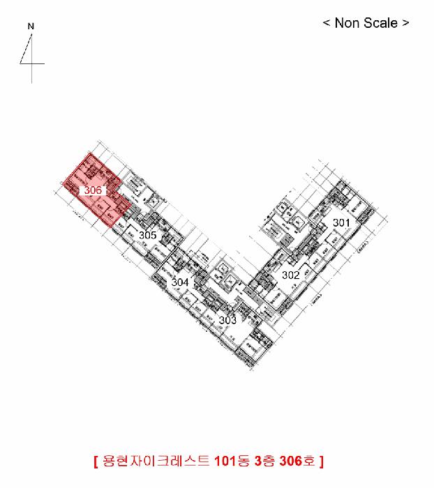 인천광역시 미추홀구 낙섬동로 134, 101동 3층306호(용현동, 용현자이크레스트)구) 인천광역시 미추홀구 용현동 0 아파트 경매 사진 11