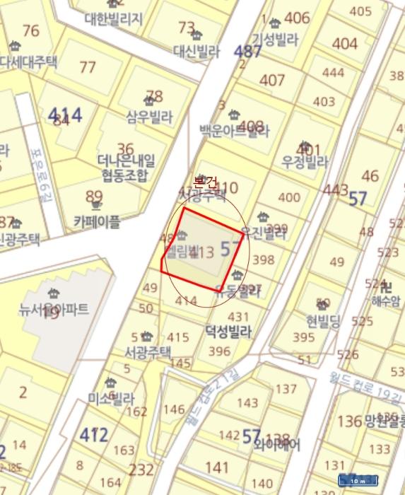 서울특별시 마포구 월드컵로23길 39, 2층203호 (망원동,엘림빌)구) 서울특별시 마포구 망원동 57-413 다세대(빌라) 경매 사진 16