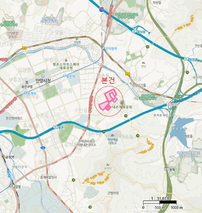 경기도 의왕시 내손동 846 이편한세상 인덕원 더 퍼스트 1107동 9층904호 아파트 경매 사진 12