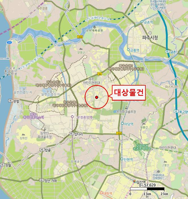 경기도 파주시 목동동 2-117 해솔마을2단지월드메르디앙 205동 15층1508호 아파트 경매 사진 10