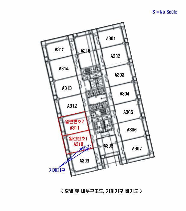 경기도 용인시 기흥구 구성로 357, 3층에이310호 (청덕동,용인테크노밸리지식산업센터)구) 경기도 용인시 기흥구 청덕동 556 아파트형공장 경매 사진 18