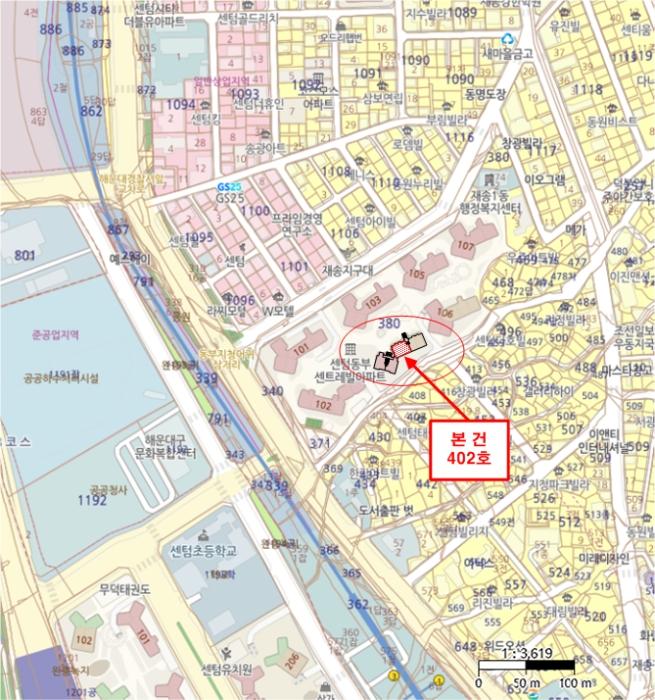 부산광역시 해운대구 해운대로161번길 12, 104동 4층402호 (재송동,센텀동부센트레빌)구) 부산광역시 해운대구 재송동 380-1 아파트 경매 사진 8