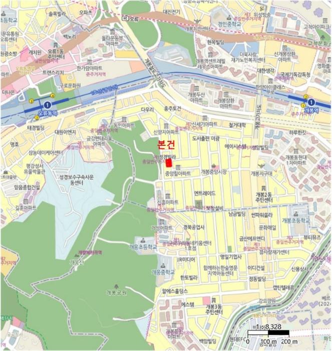 서울특별시 구로구 개봉로17바길 13, 제101동 제1층 제103호 (개봉동, 상떼그린힐)구) 서울특별시 구로구 개봉동 334-4 다세대(빌라) 경매 사진 13