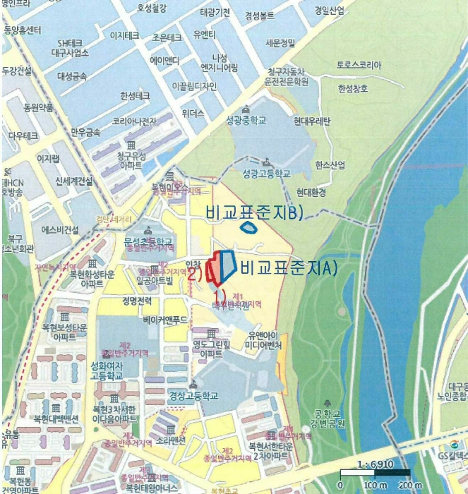 대구광역시 북구 복현동 산12 임야 경매 사진 16