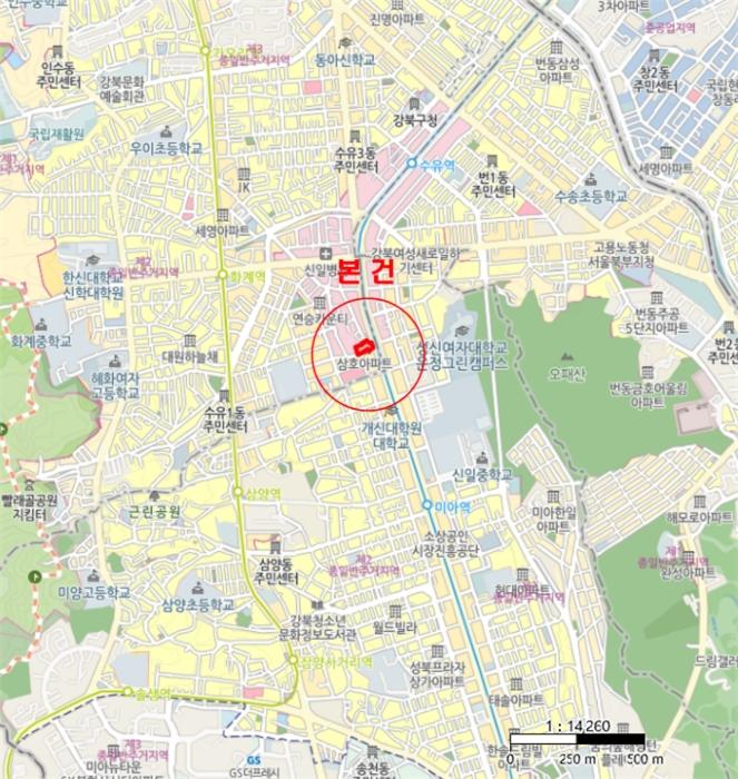서울특별시 강북구 도봉로 261, 3층329호 (수유동,삼호아파트,수유프라자)구) 서울특별시 강북구 수유동 63 근린상가 경매 사진 32