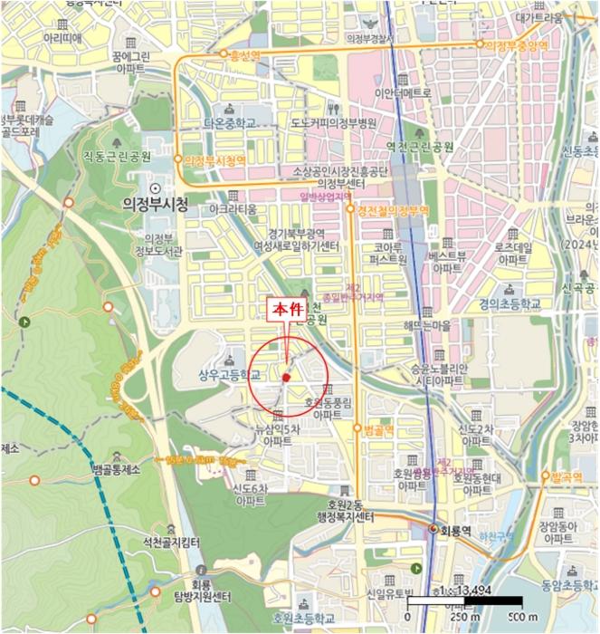 경기도 의정부시 백석로 13-6, 6층601호 (호원동,은하수아트빌)구) 경기도 의정부시 호원동 357-11 다세대(빌라) 경매 사진 14