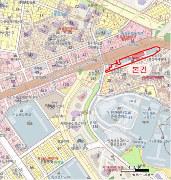 인천광역시 동구 송림로162번길 10, 102동 3층301호 (송림동,송림파인앤유주상복합아파트)구) 인천광역시 동구 송림동 346 아파트 경매 사진 10