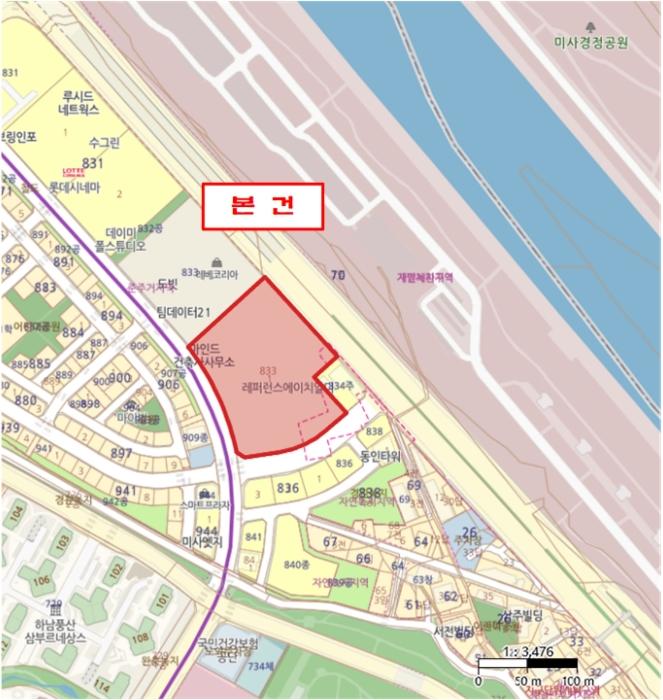 경기도 하남시 미사대로 550, 1층씨1-0085호 (덕풍동,현대지식산업센터한강미사)구) 경기도 하남시 덕풍동 833-1 근린상가 경매 사진 17